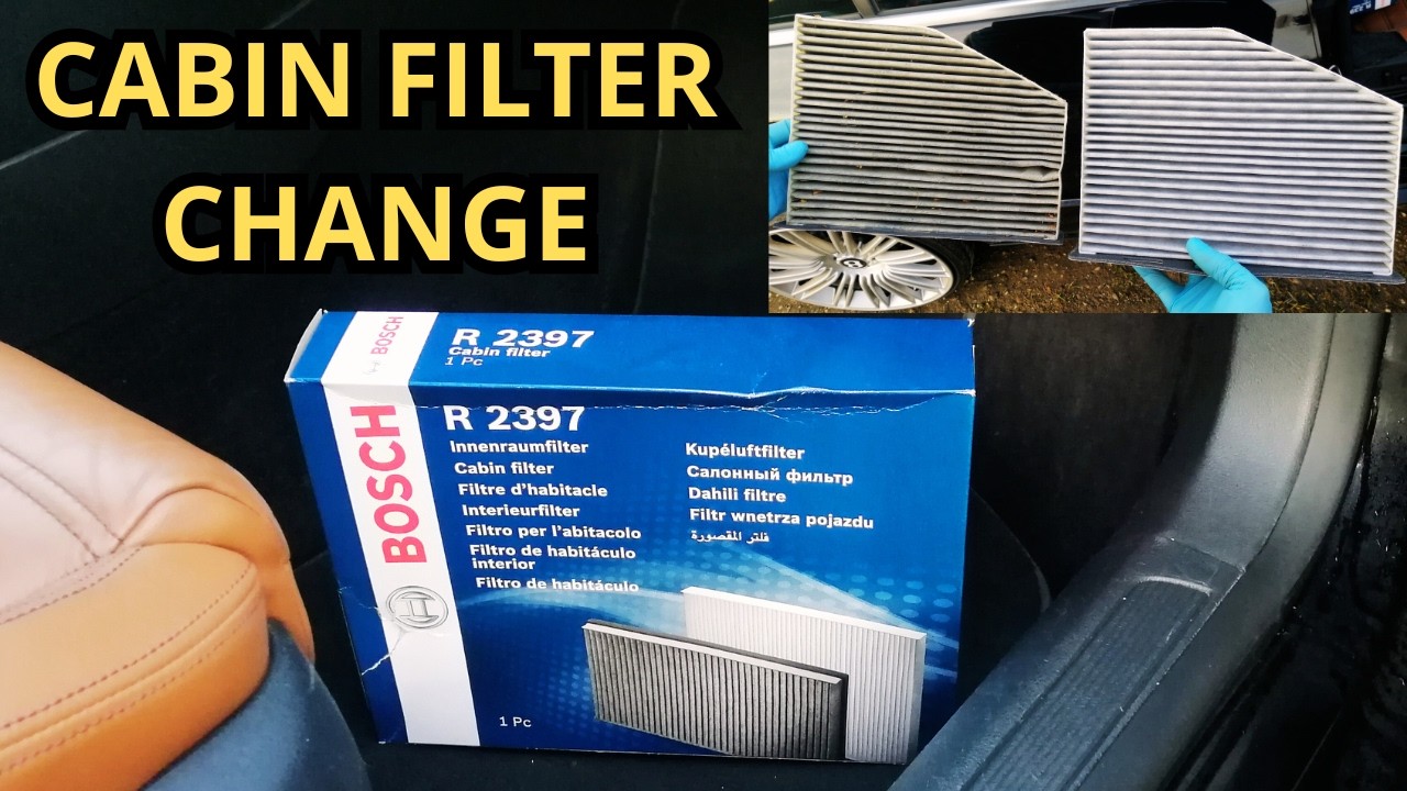 VW Passat CC R36 2008 Interior Filter Replacement . BAD CONDITION.