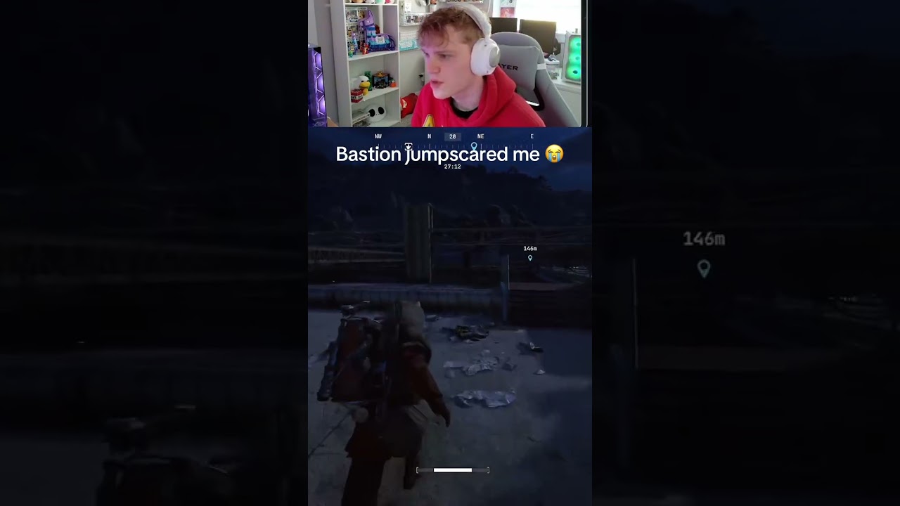 Bastion jumpscared me 😭 #shorts #gaming #gamingshorts #gamingclips