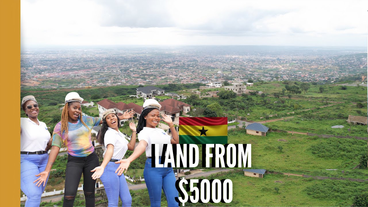 BUY LAND  IN GHANA WITH BEAUTIFUL MOUNTAIN VIEWS | BUILDING IN GHANA