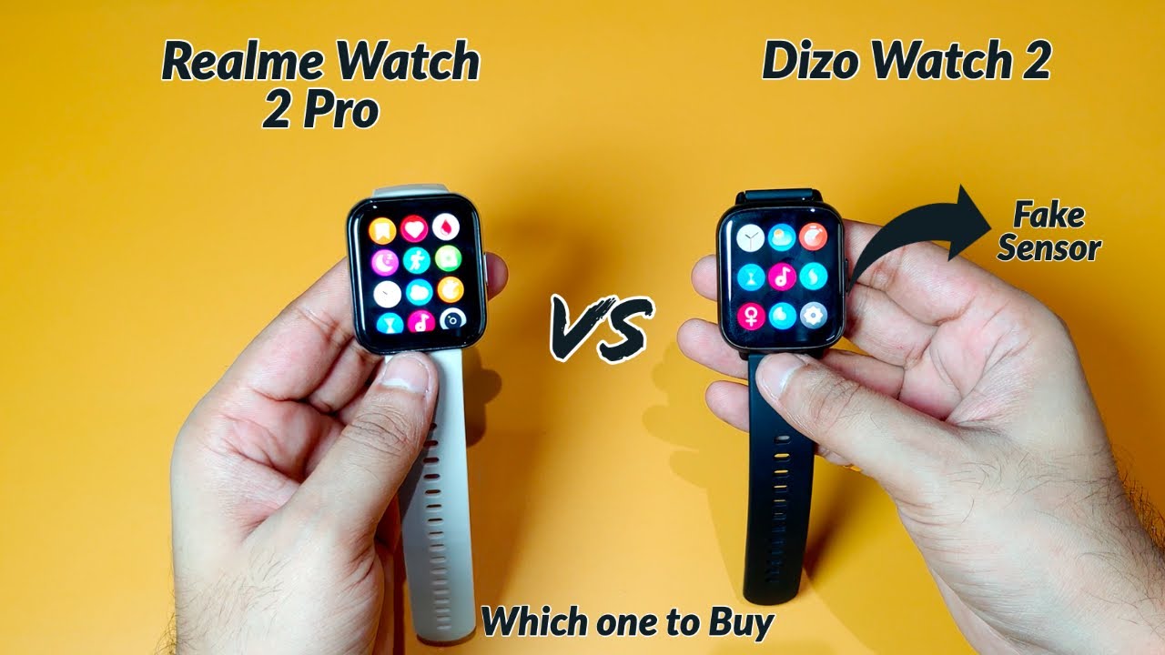 Dizo Watch 2 vs Realme Watch 2 Pro Full Specs Comparison | Which one Best | Value For Money