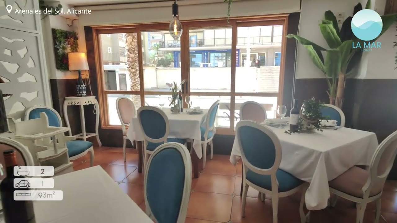 RESTAURANTE A PIE DE PLAYA 95M² - ARENALES DEL SOL