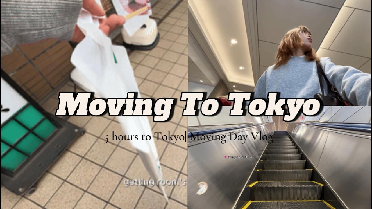 Moving to Tokyo 🗼and My First Shinkansen Ride 🚄 | A New Chapter Begins