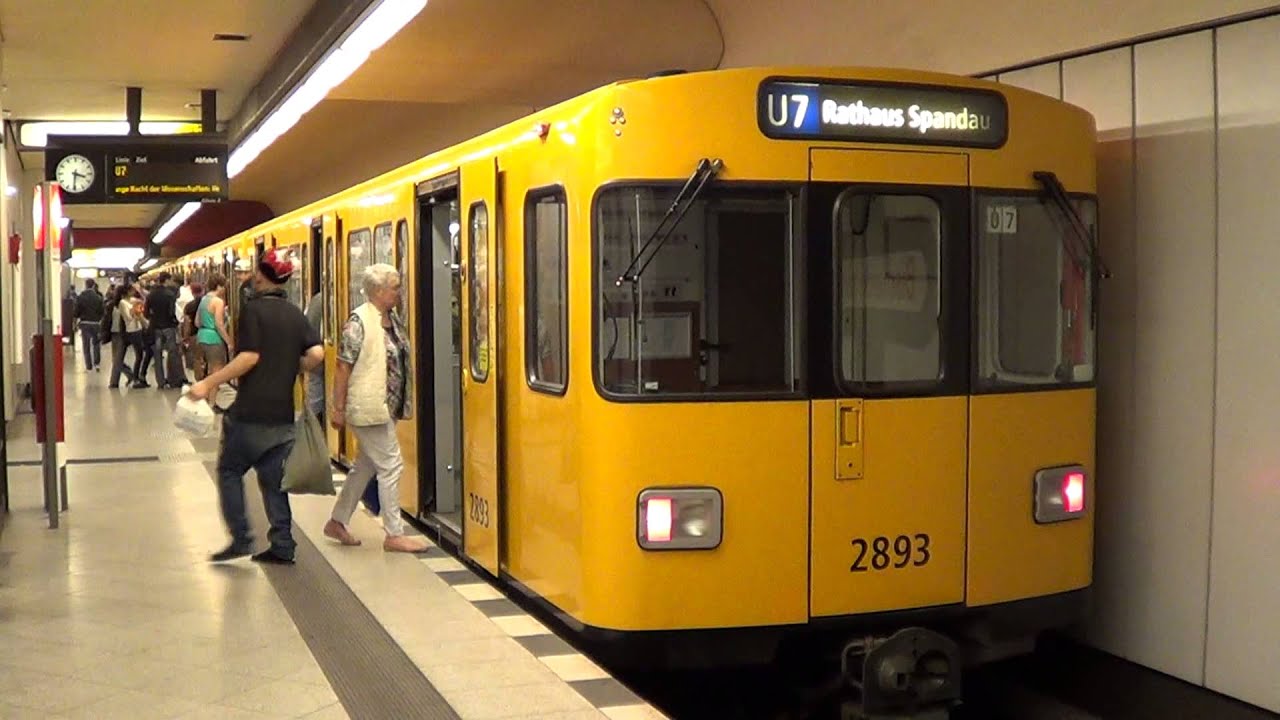 U-Bahn Berlin - U-Bahnhof Bismarckstraße U2+U7 [HD 1080p]