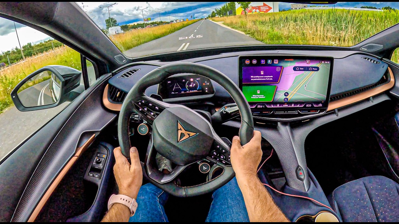 NEW Cupra Tavascan VZ 2025 (340 hp AWD) | POV Test Drive #2496 Joe Black