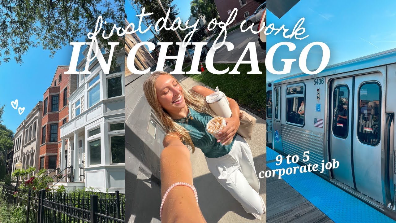 first day at my 9-5 job in CHICAGO... | POST GRAD DIARIES ep. 4