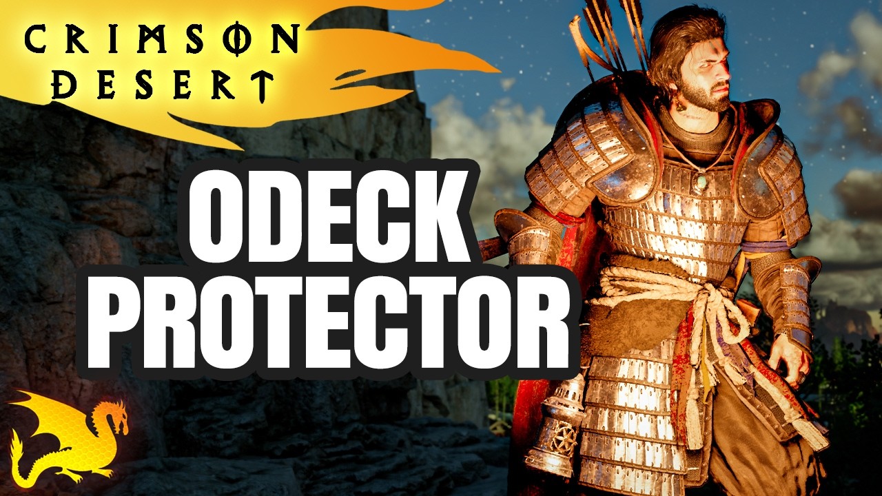 Местонахождение комплекта брони Odeck Protector &mdash; Багровая пустыня