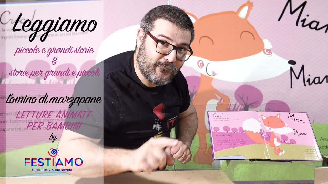 L'OMINO DI MARZAPANE - LETTURE PER BAMBINI - LIBRI PER BAMBINI - LEGGIAMO CON FESTIAMO
