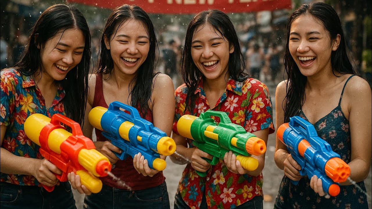 Pattaya‘s SONGKRAN WATER festival Thailand