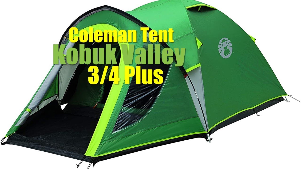 🏕️Coleman Tent Kobuk Valley 3/4 Plus | 3/4 man tent BlackOut Bedroom Technology UK