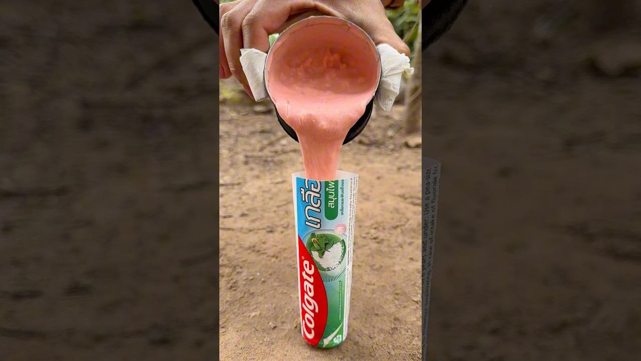 Survival Skills: SMART idea and USEFUL with saving water & soap #bushcraft #camping #outdoors