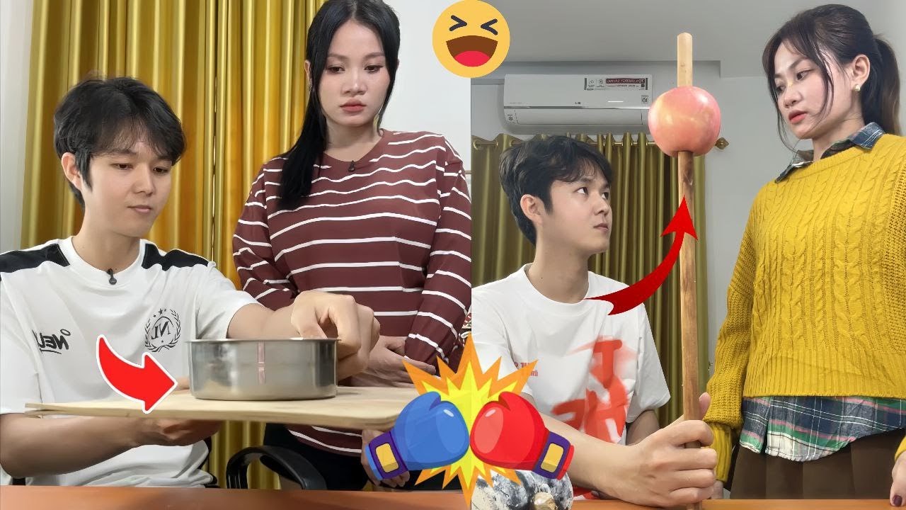 ធ្វើការ៉េម? 🤣(៤ភាគ) #funnychallenge