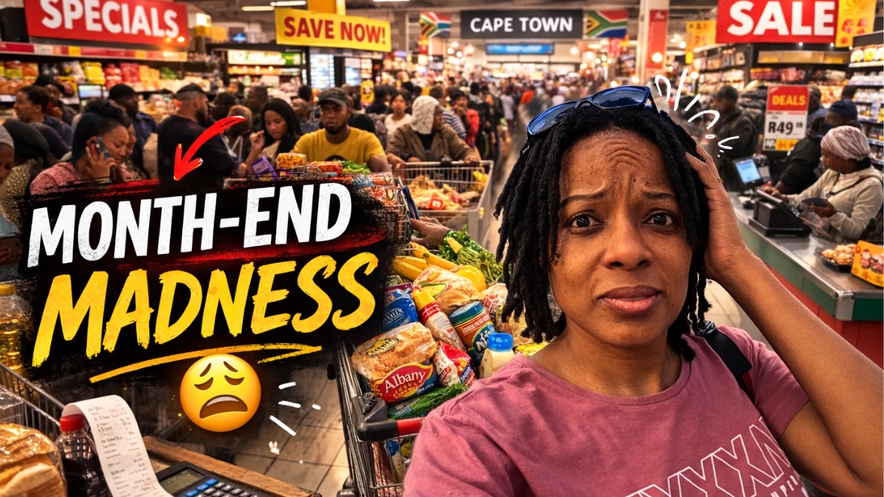 A Day In My Life Living in Cape Town South Africa | Month-End Grocery Chaos 😫