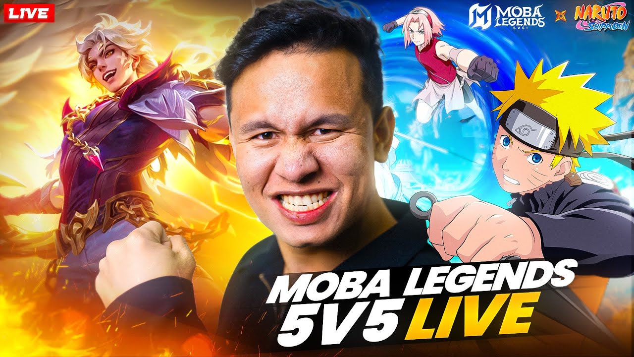 Naruto Skins Giveaway in Moba 5V5 😲 Tonde Gamer Live 