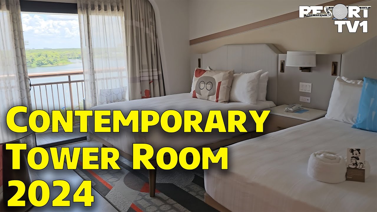 Disney's Contemporary Resort - Main Tower Standard Room Tour 2024 - Walt Disney World