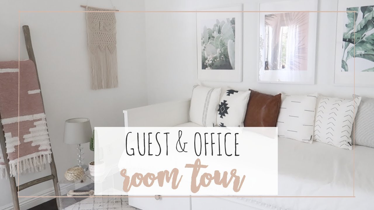 ROOM TOUR 🇺🇸 ♡ HABITACION de INVITADOS y OFICINA  | Rebeca Chamorro