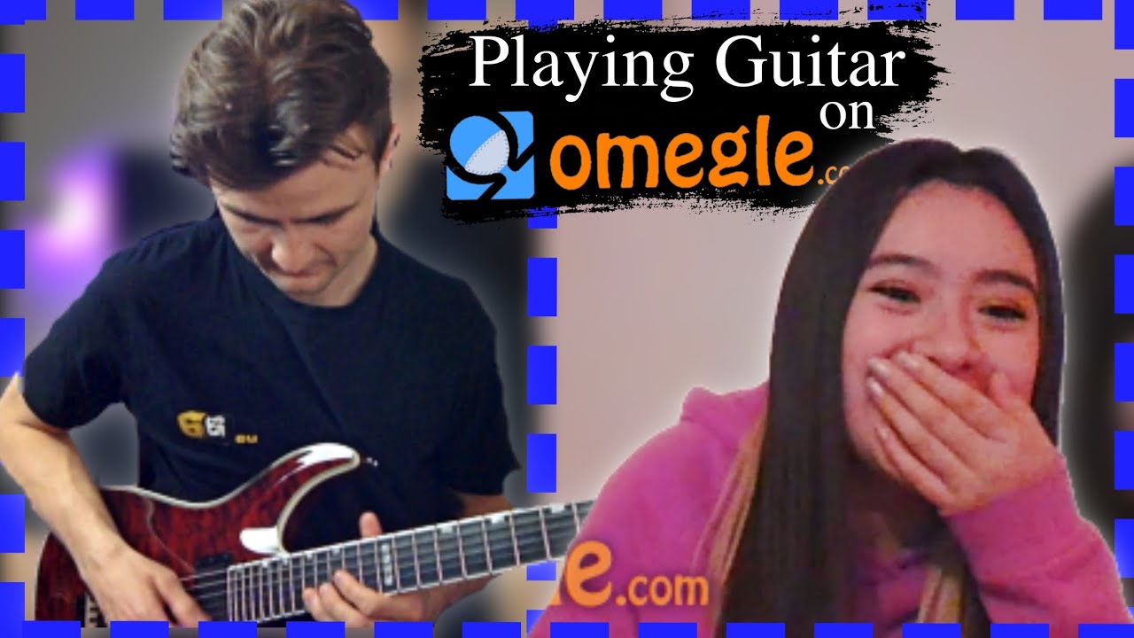 Playing Guitar on Omegle, but it's Acoustic vs Electric Guitar