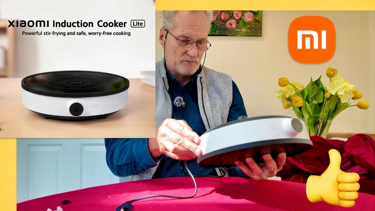 Самая маленькая и красивая плита для кухни Xiaomi Induction Cooker Lite, распаковка
