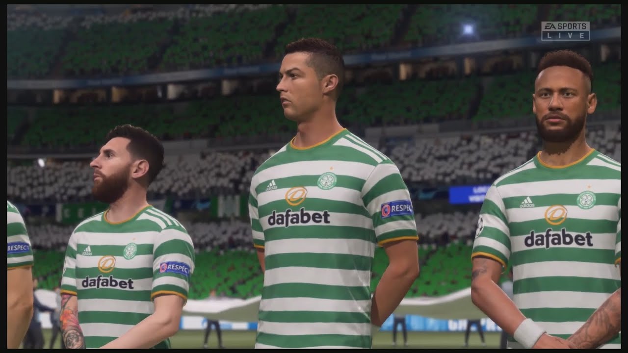 Celtic vs Barcelona | FIFA 21 | Messi, Ronaldo & Neymar Playing Together| UCL Final