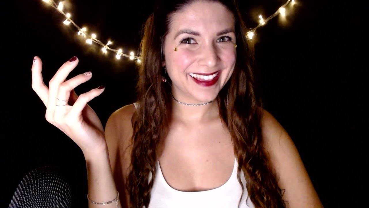 ASMR LIVE Let's Relax together (Handmovements in Gloves + Kalimba)