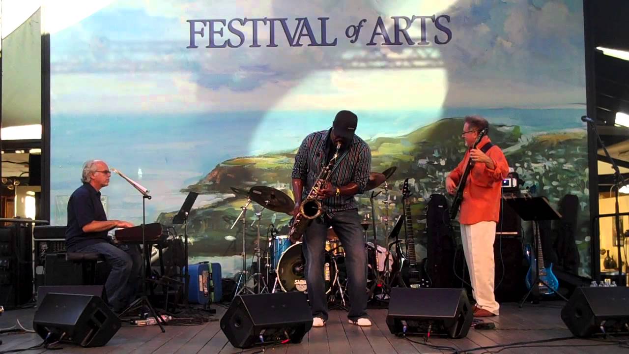 Brian Bromberg and Everette Harp at the Festival of Arts III