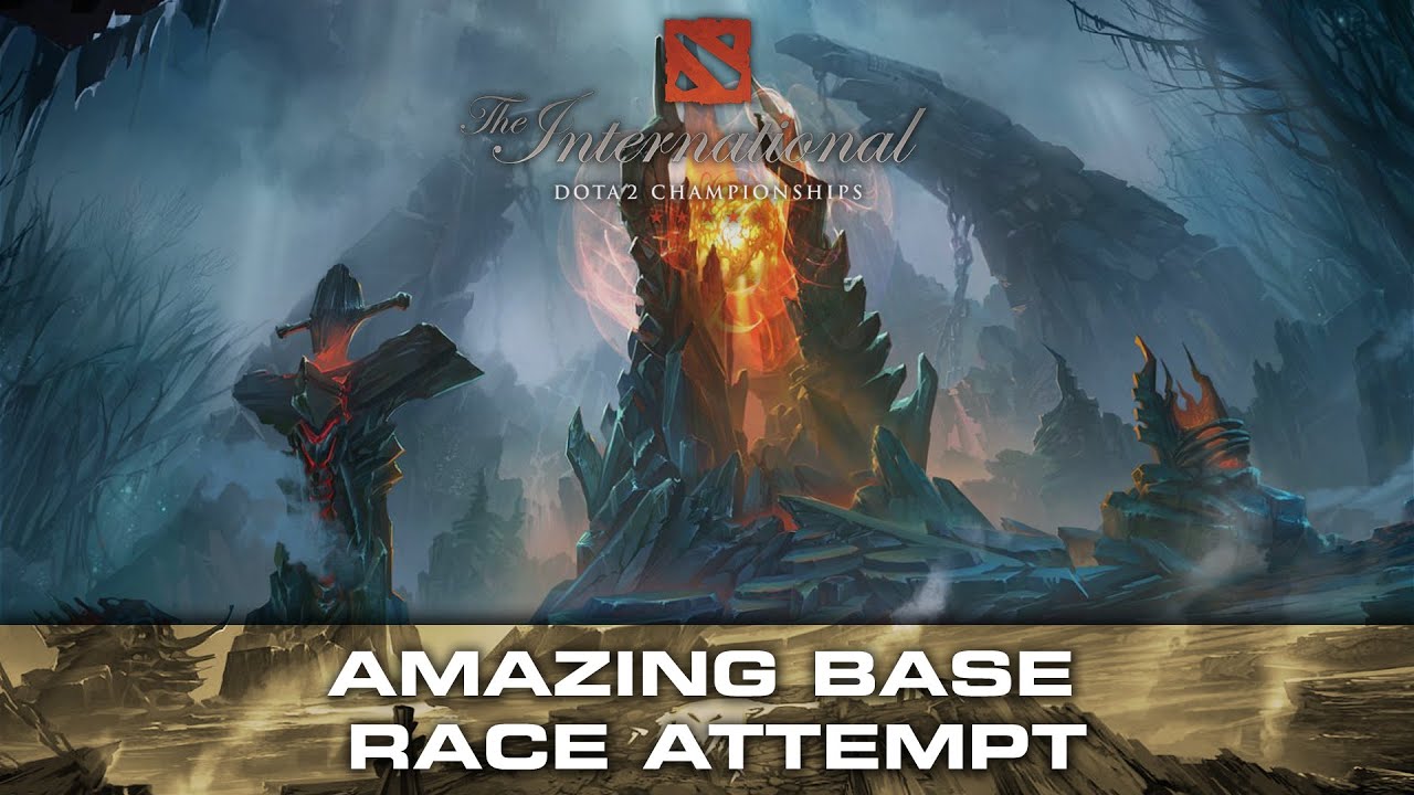 Dota 2 TI5 - Crazy Base Race Attempt (Great ODPixel Commentary!)