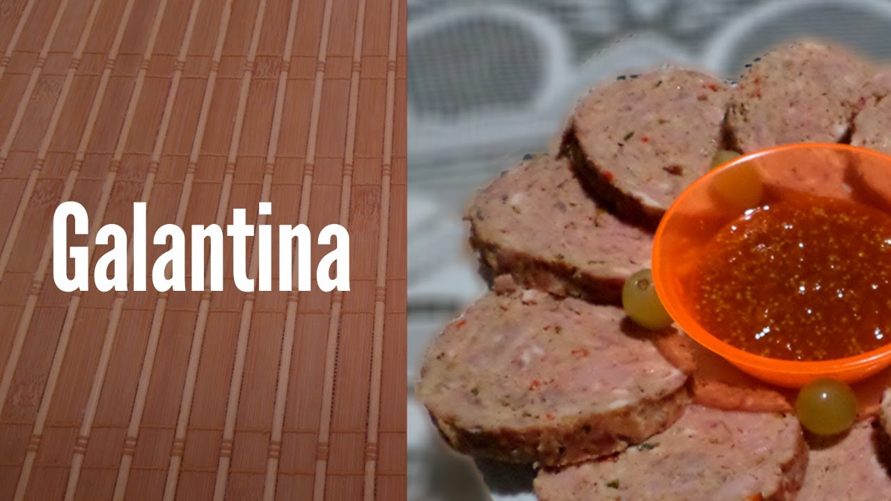 Como hacer la GALANTINA de Tres Carnes | Receta fácil