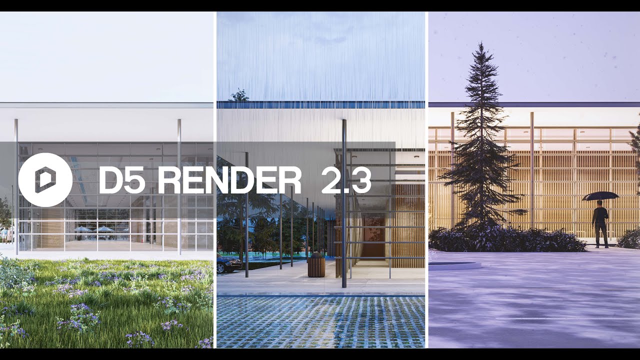 D5 Render 2.3 Exterior Scene | Sketchup Workflow.