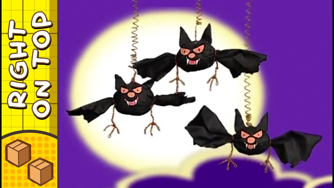 DIY Bat | Halloween Craft Ideas For Kids on BoxYourSelf