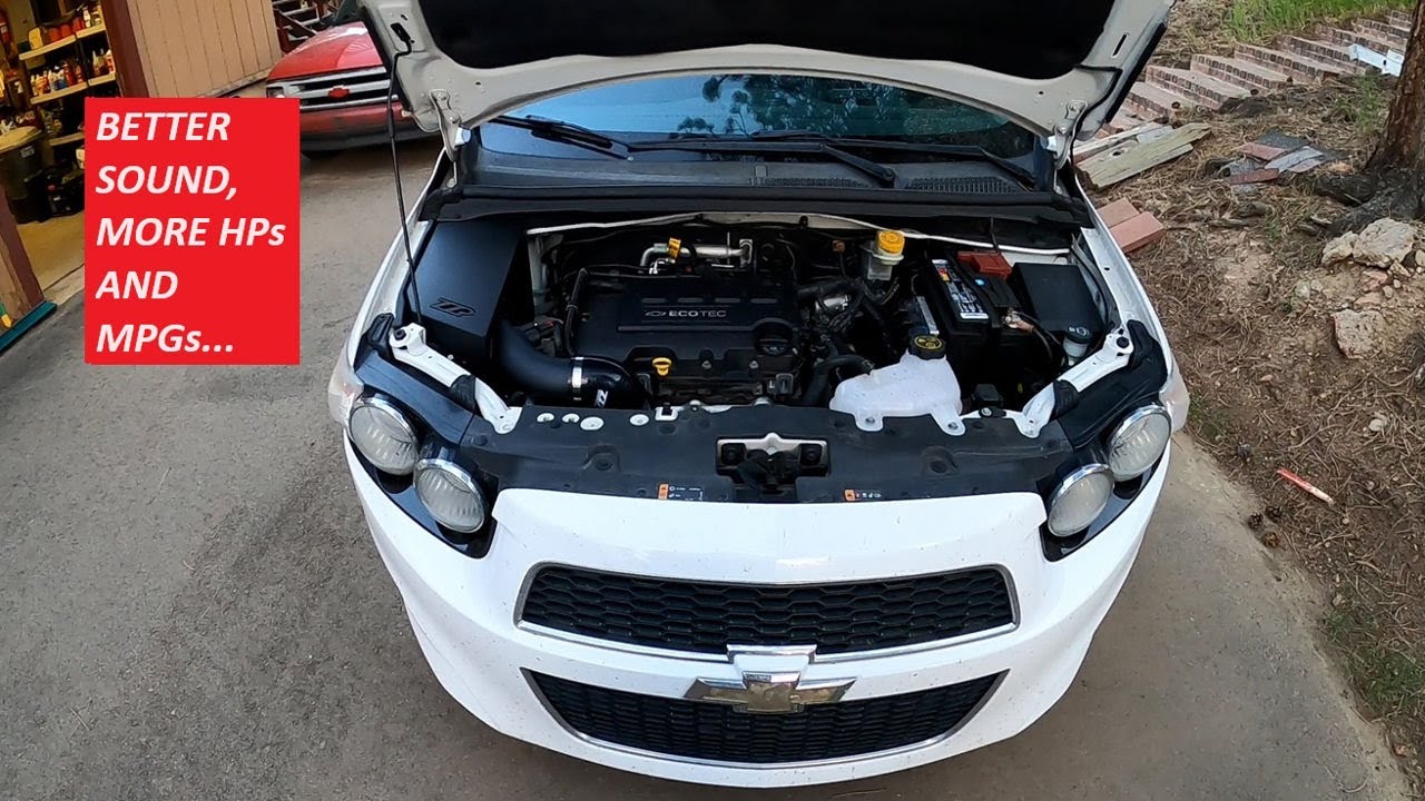Chevy Sonic Cold Air Intake Install...  All the Turbo Sounds!