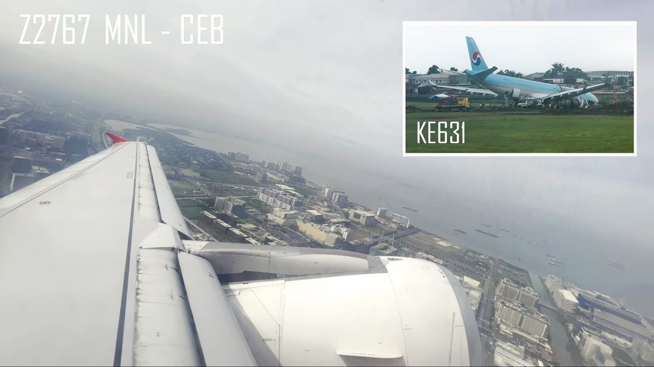 Air Asia Philippines Airbus A320 Flight Z2767 Manila - Cebu. October 27, 2022