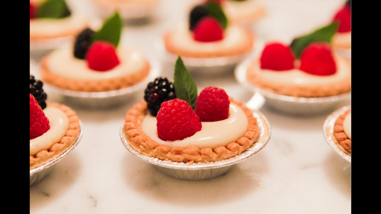 Mini Fruit Tarts - Vanilla Custard w/ Berries