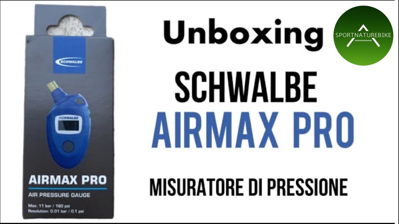 Unboxing - SCHWALBE AirMax Pro manometro digitale per la misura della pressione dei copertoni