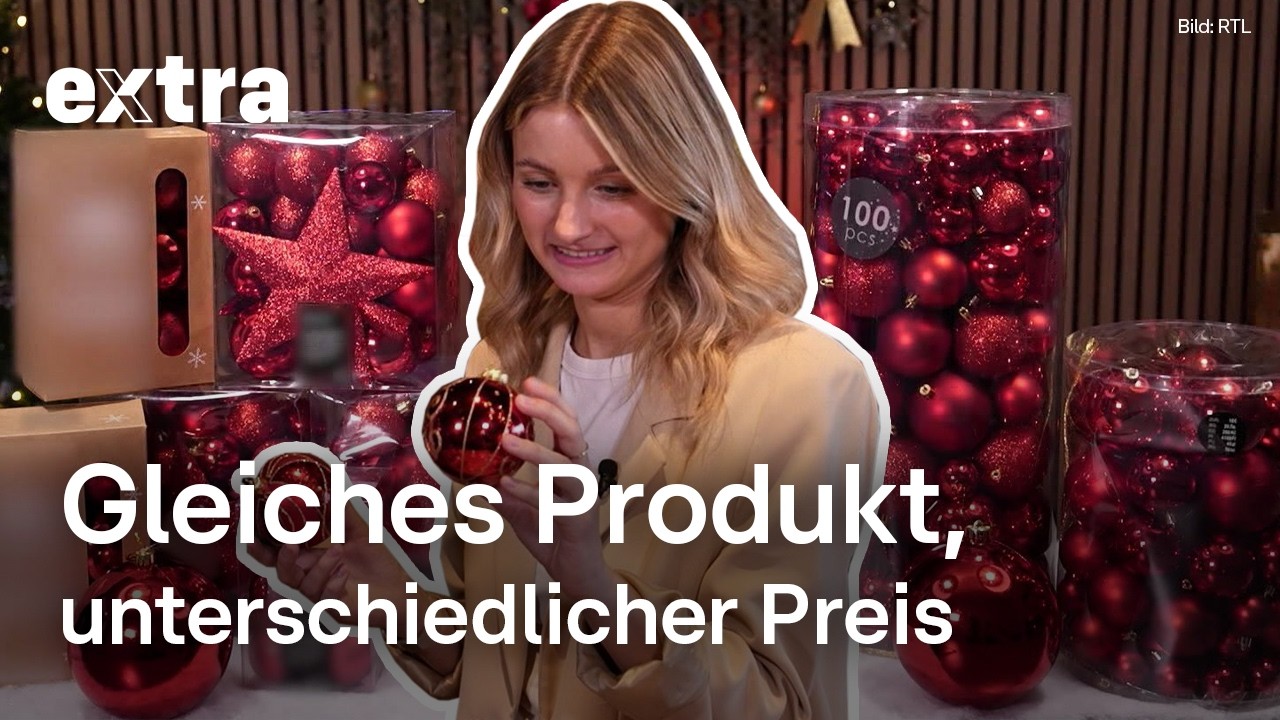 Weihnachtsdeko: Gartencenter vs. Discounter | EXTRA - Das Magazin