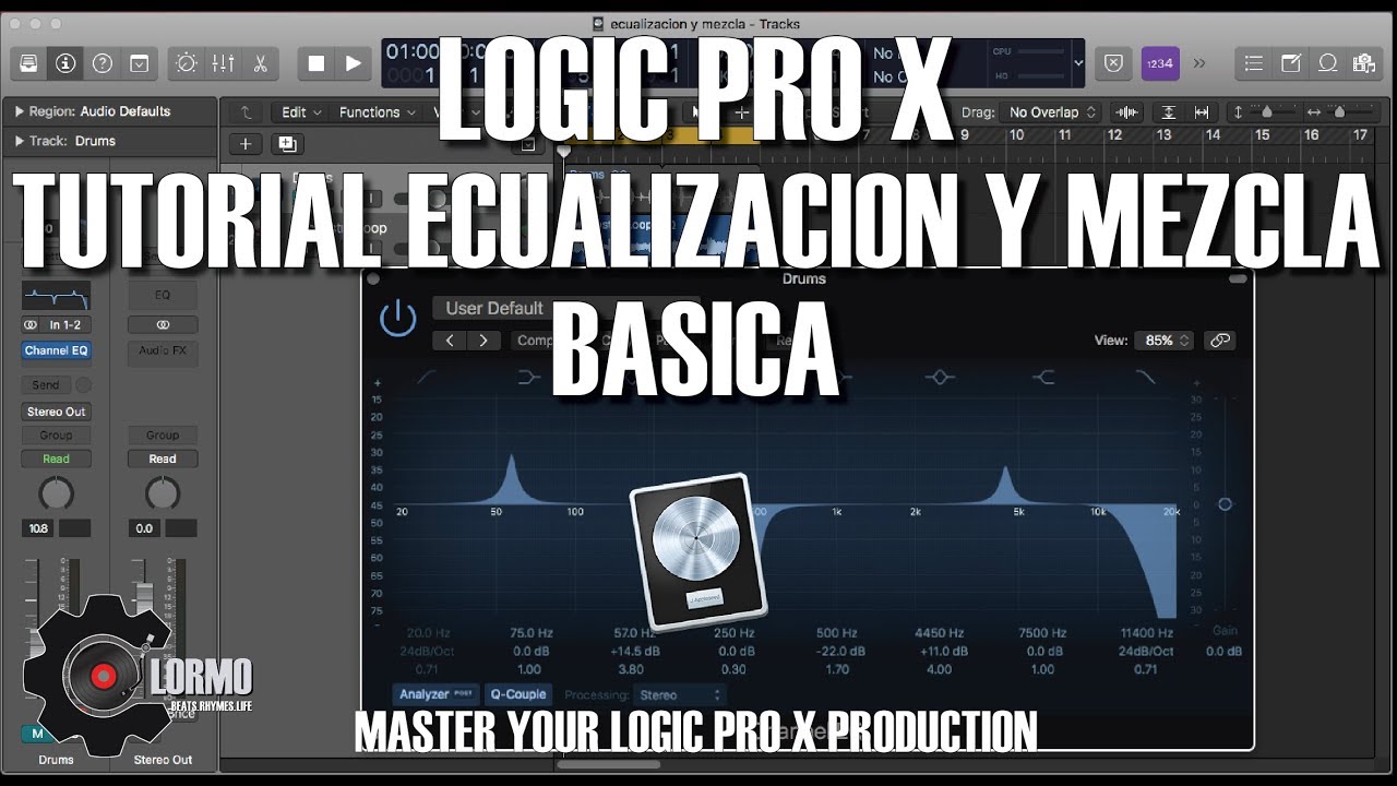 Ecualización de Sonido y Mezcla Básica (Logic Pro X)