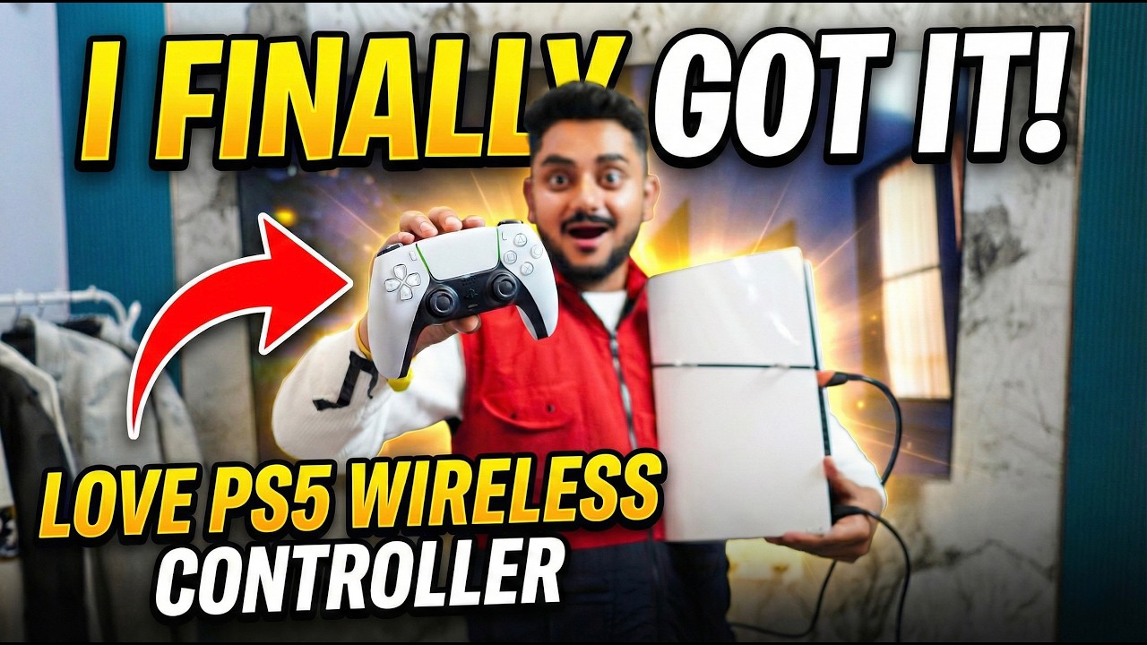 PS5 DualSense Wireless Controller Review in Hindi 🎮 Best PS5 Controller?