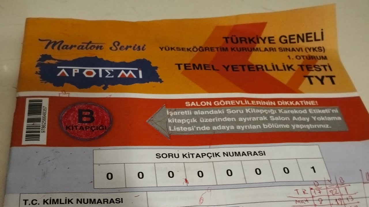 APOTEMİ TG 1 DENEMESİ YORUMUM VE NET+ VE YAPACAKLARI