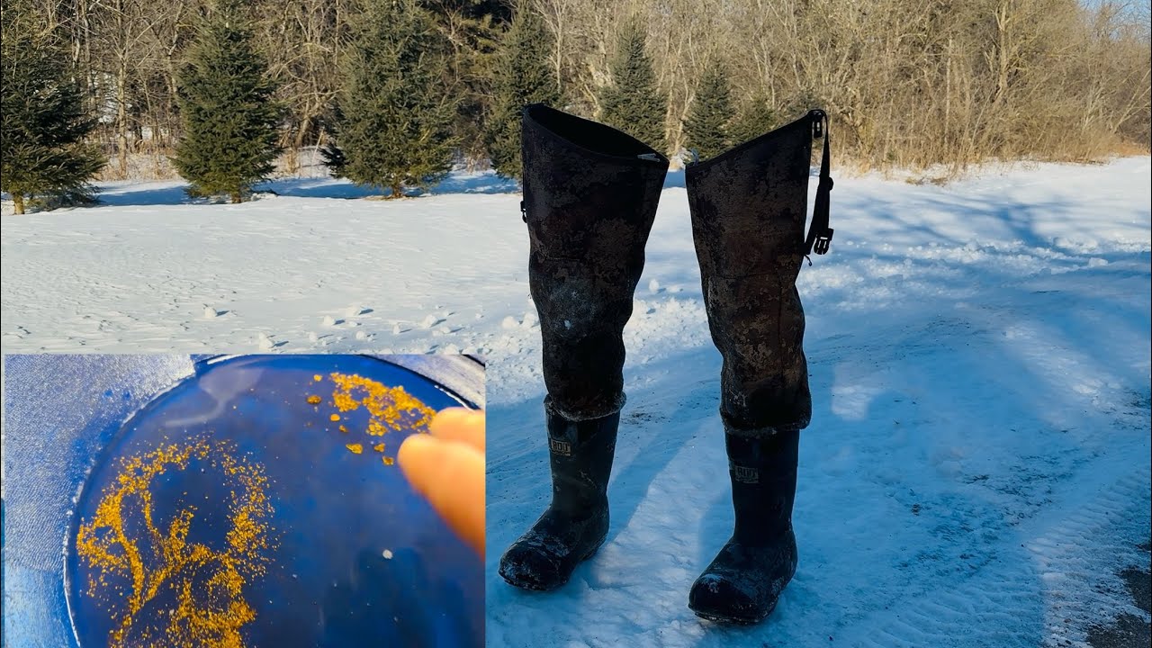 The invisible man finds GOLD!