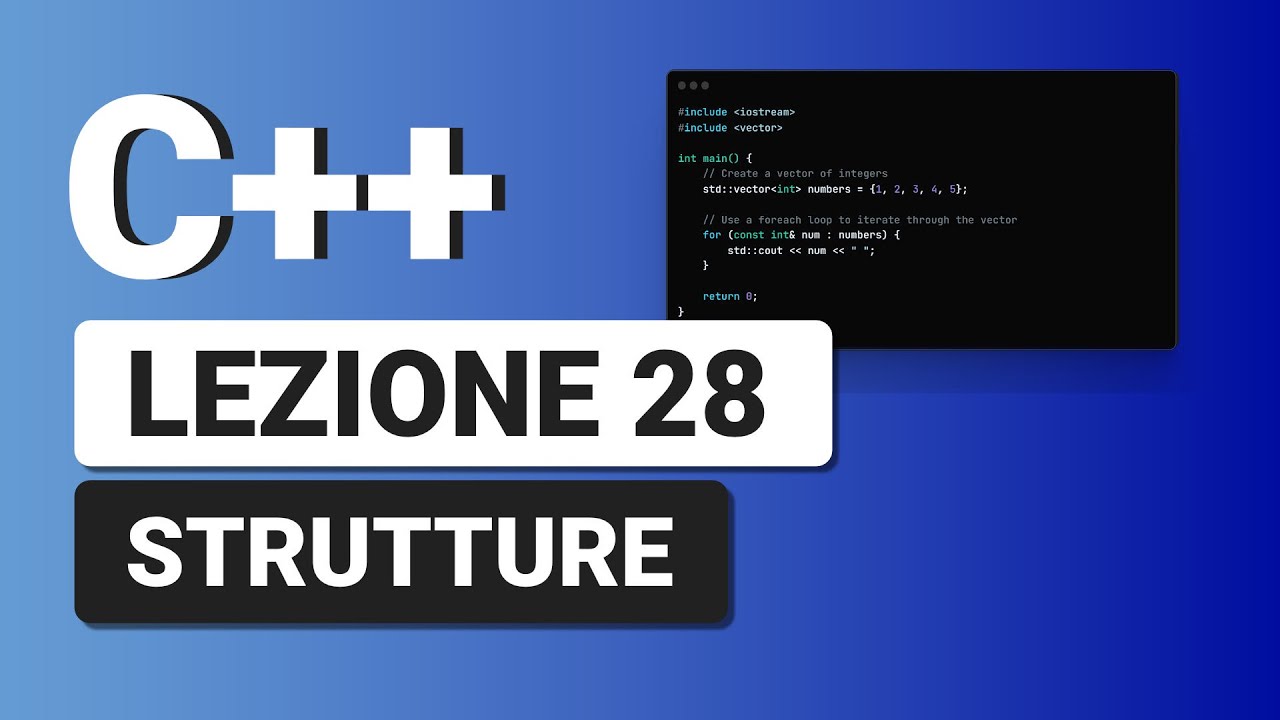 Strutture - C++ Tutorial Italiano 28
