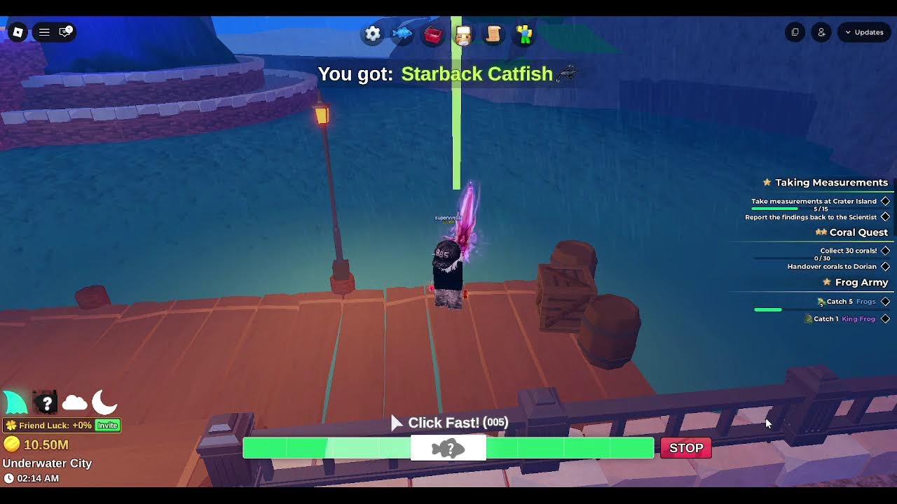 Live roblox fish it