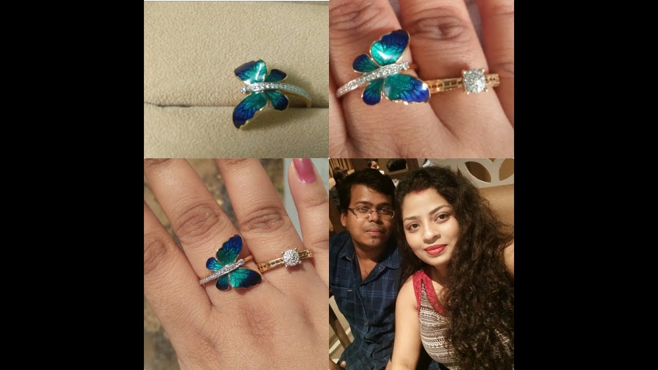Caratlane Gold Butterfly Ring review//Gift from my Husband