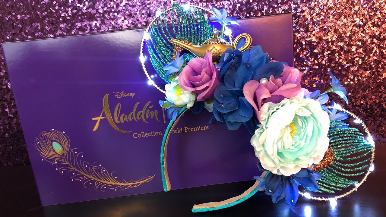 DIY: Aladdin Inspired Floral Ears - Easy & No Sew