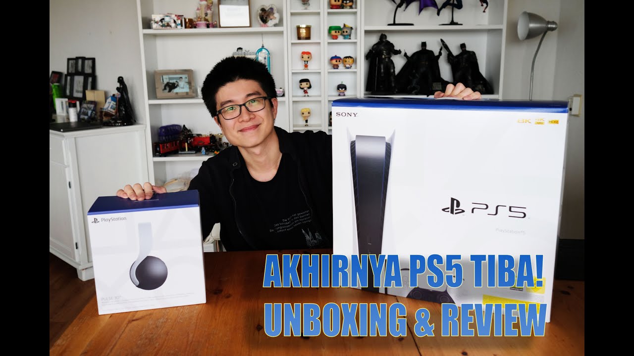 Unboxing PS5 Indonesia Disk Edition versi Eropa (Reg 2) + PULSE 3D Playstation 5 Headset!