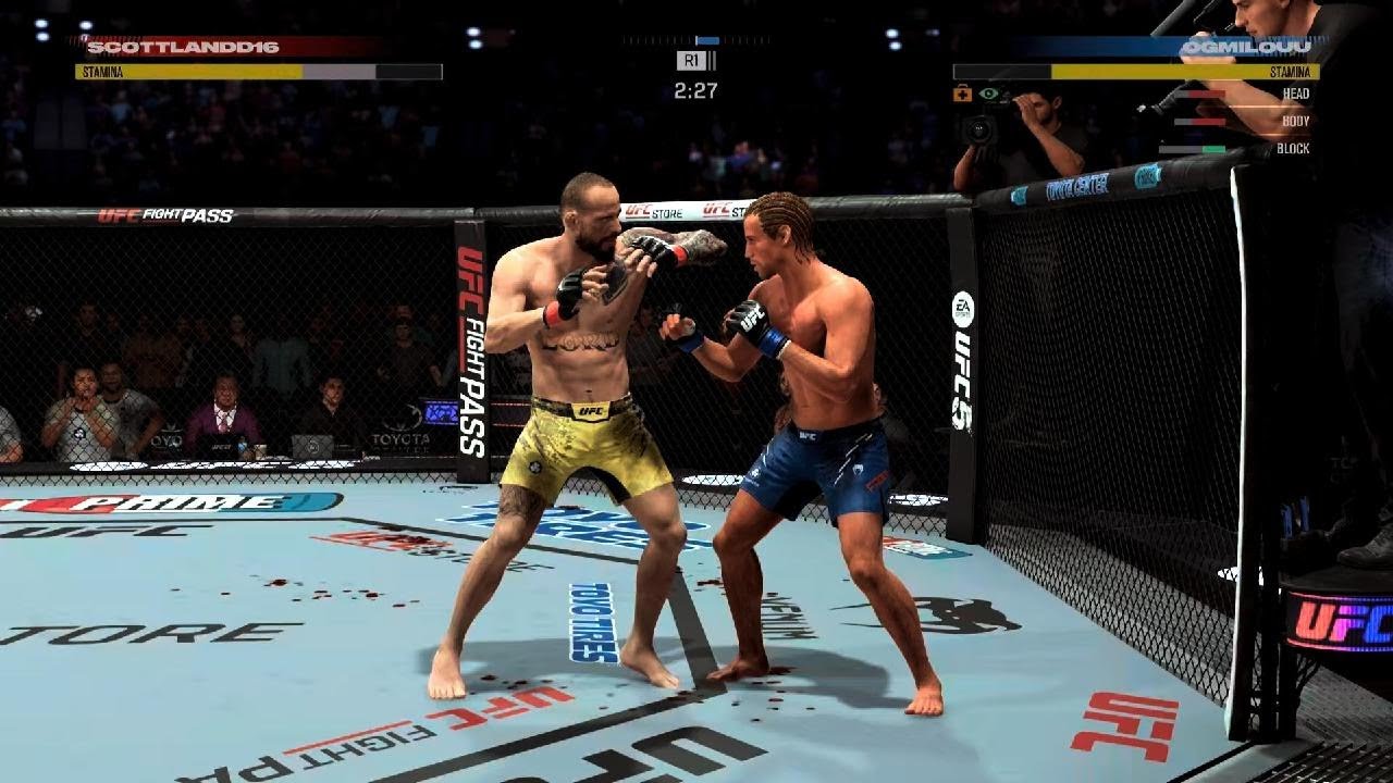 EA SPORTS UFC 5 Silva rage quit