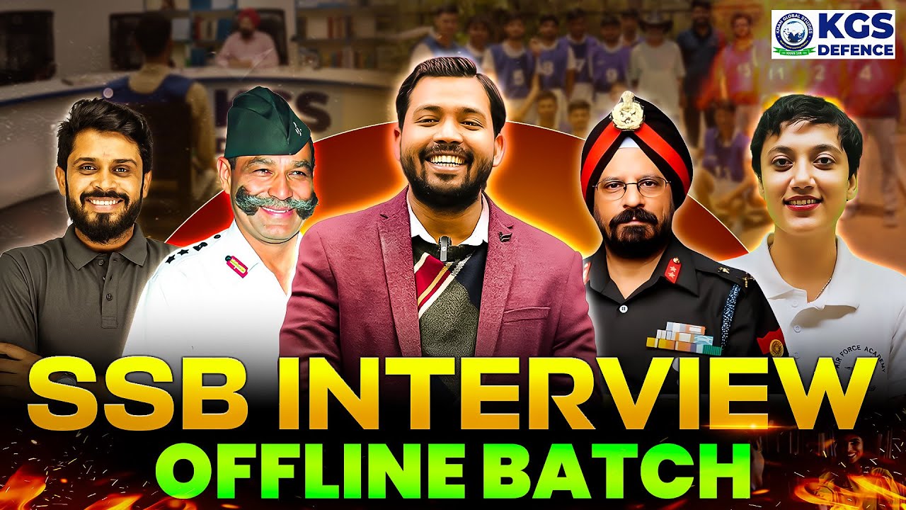 SSB Interview Preparation Strategy by Khan Sir & Team | SSB Interview Offline Batch | KGS