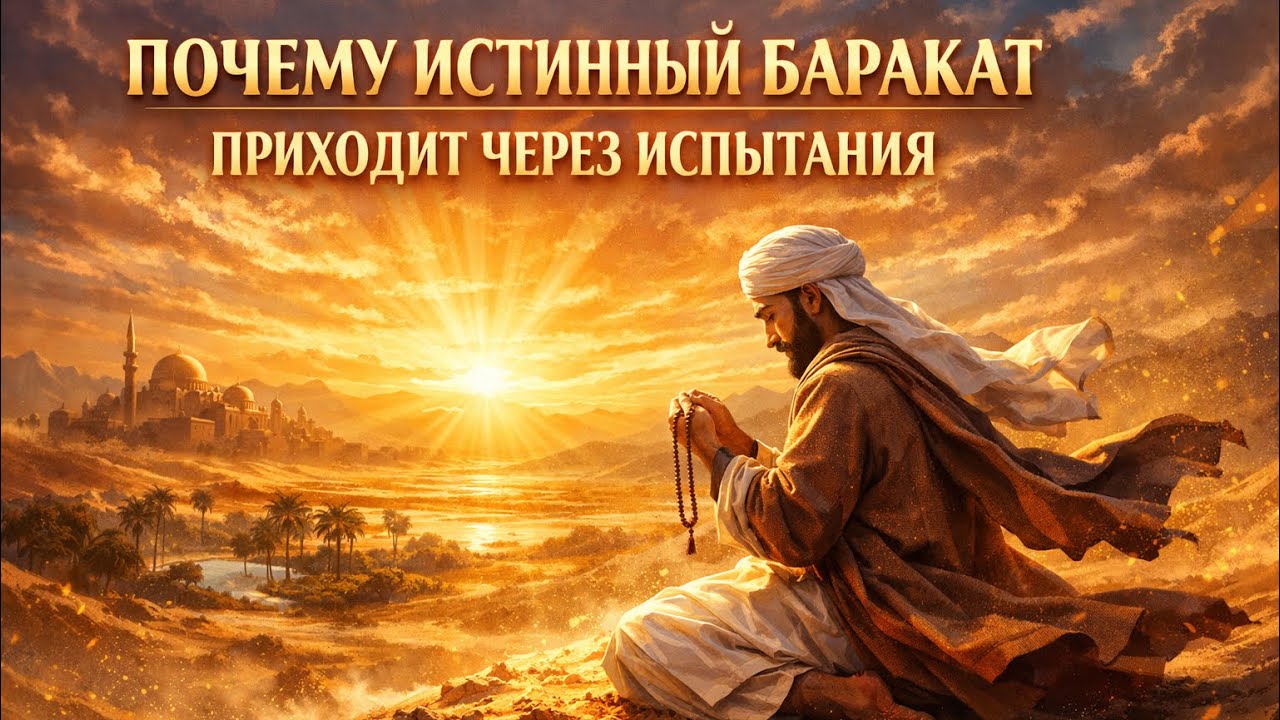 Истинный баракат приходит через трудности: почему испытания — это знак избранности