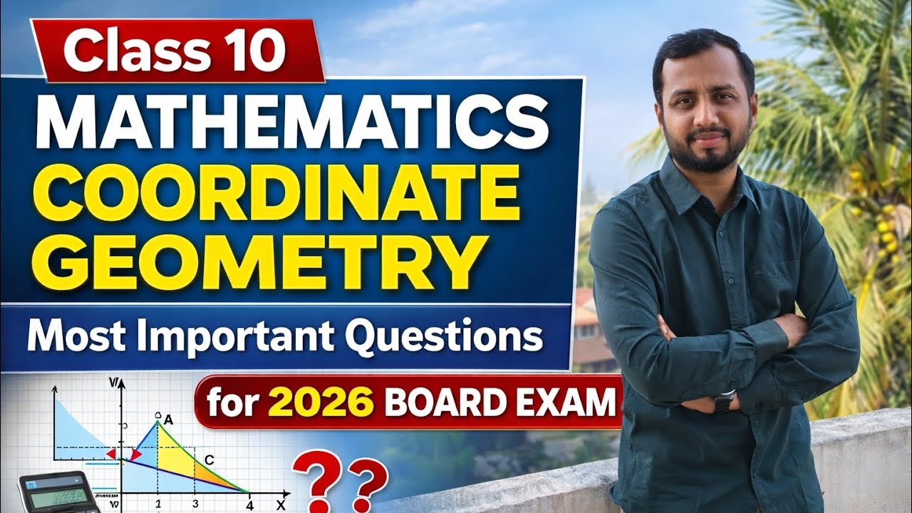 Class 10 Coordinate Geometry important questions for 2026 Board exams #maths #mathematics 