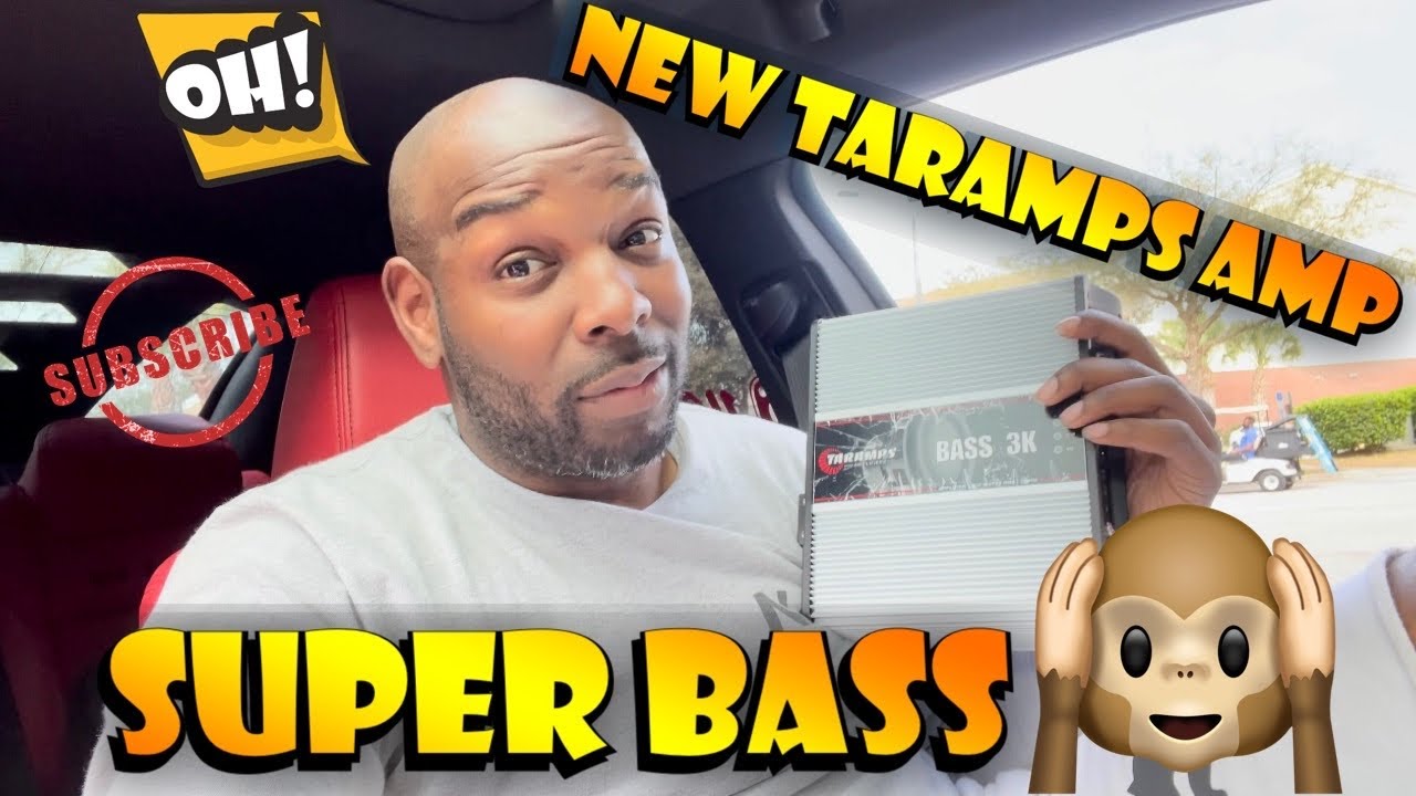 New TARAMPS Bass 3k amp for my subs super bass in my widebody hellcat