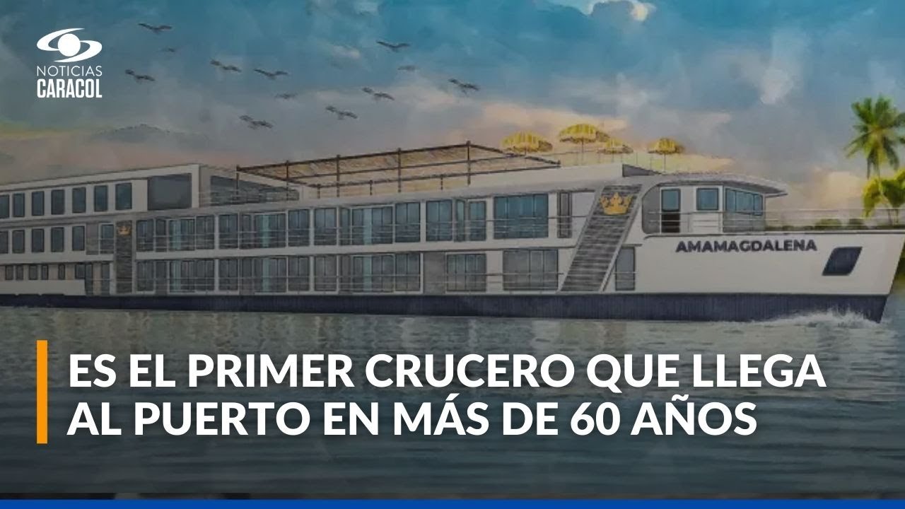 Crucero Ama Magdalena llegó a Mompox: así fue el entusiasta recibimiento
