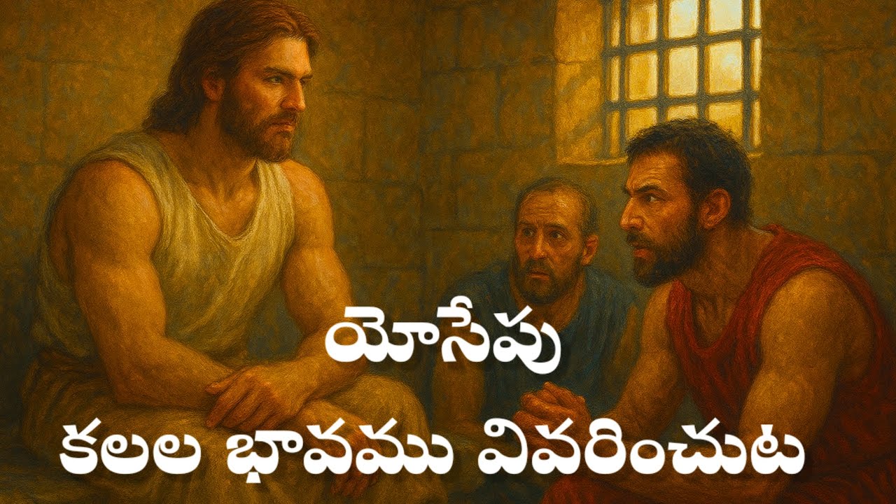 📖 ఆదికాండము 40 అధ్యాయము | యోసేపు జైలులో కలలు వివరిస్తాడు | SHALOMPAULGUDURI | Telugu Bible
