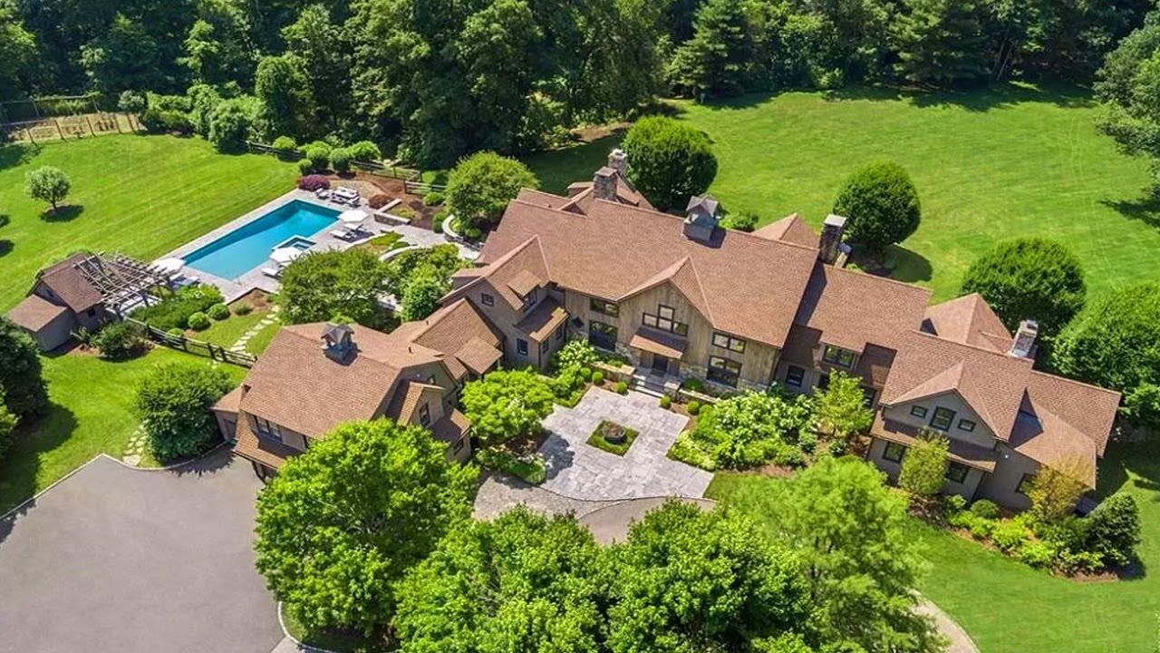 Mansion for $ 7,995,000 in Connecticut. Luxury home tour.